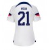 Förenta staterna Timothy Weah #21 Replika Hemma matchkläder Dam VM 2022 Korta ärmar